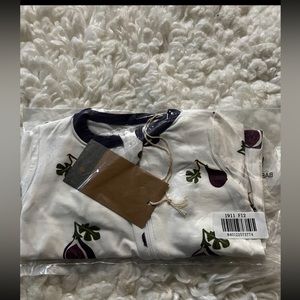NWT Kyte Baby Printed Zippered Footie in Fig